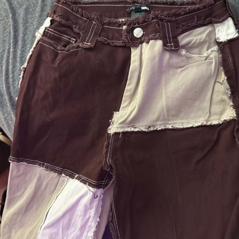 Fashion nova Patchwork jeans